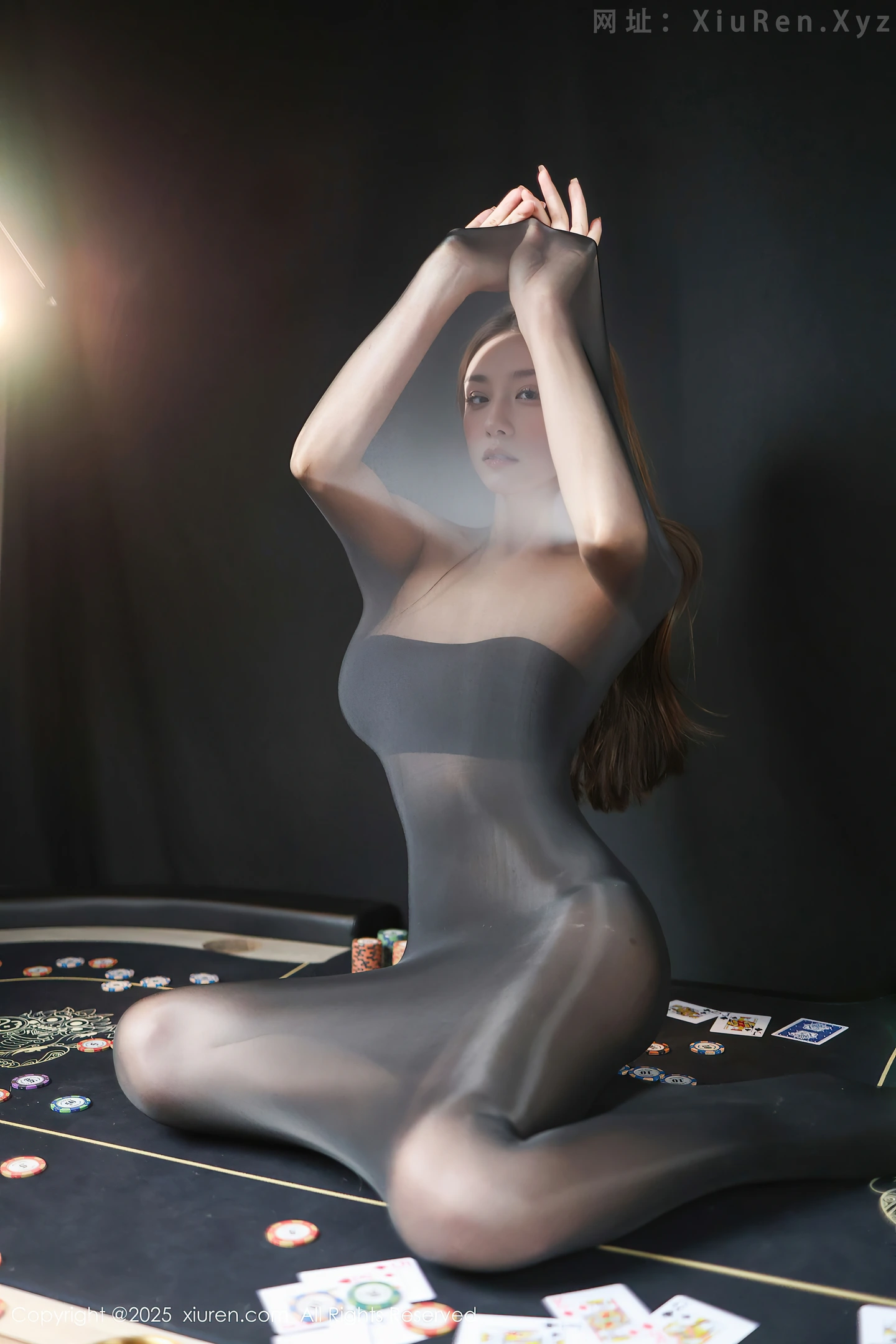 图片[6]-[XiuRen秀人网] VOL.10713 模特悦兮性感黑色薄透连体丝袜露黑色内衣秀曼妙身姿诱惑写真62P-秀人网官方网站